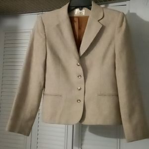 Country Suburbans Wool Vintage Herringbone Jacket Union ILGWU Sz 6